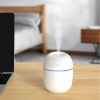 250ML Mini Ultrasonic Air Humidifier Romantic Light USB Essential Oil Diffuser Car Purifier Aroma Anion Mist Maker With LED Lamp - White