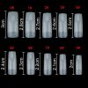 500pcs/Box Natural Style Nail Capsules Artificial Tips Full Cover Nails French Manicure False Nail for Beauty Salon Women - Nature