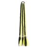 Highlight Fluorescent Yellow Black Hair Braid Wig Nightclub Braid Hair Ring Party Braid Ponytail Hair Extensions Bling Hairpieces - Default