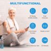 NURSAL Dual Channel EMS TENS Unit 24 Modes Muscle Stimulator for Pain Relief & Muscle Strength,14 Pcs Electrode Pads - Black