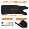 Pair Of Fitness Shaping Belts With Sauna Effect For Thighs And Calves - Black