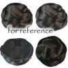 Braided Black Hair Bun Hair Piece Updo Braided Hairpiece Hair Clip Women Girls Wig Party Wedding Dancing Hairdos - Default