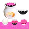 50Pcs Wax Melt Warmer Liners Reusable Leak-proof Candle Tray Liner for Scented Wax Electric Wax Warmers Plug in Warmers - Black