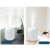 250ML Mini Ultrasonic Air Humidifier Romantic Light USB Essential Oil Diffuser Car Purifier Aroma Anion Mist Maker With LED Lamp - White