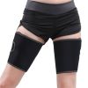 Pair Of Fitness Shaping Belts With Sauna Effect For Thighs And Calves - Black