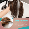 3D Clip-In Bangs Hair Extensions Real Beauty Clip in Bangs 100% French Human Hair Bangs Extensions on Fringe Bangs Natural Color - Blonde