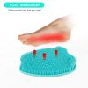 Shower Foot Scrubber Foot Massager Exfoliation Cleaner Mat Improve Foot Circulation Scrubber Foot Pain Relief Mat - Aqua