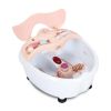 Portable Foot Bath Massage w/ A Small Tools - Pink - Health Care