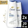 Dove Deep Moisture Nourishing Liquid Body Wash, 20 oz, 2 Count - Dove