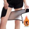 Pair Of Fitness Shaping Belts With Sauna Effect For Thighs And Calves - Black
