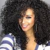 Women Fashion African Black Short Curly Wavy Hair Heat Resistant Wig Hairpiece - Black