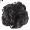 Women Hair Bun Extension Wavy Curly Messy Donut Chignons Wig Hairpiece - 12