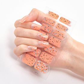 Laser Bronzing Craft Nail Applique Nail Sticker (Option: Seal-040)