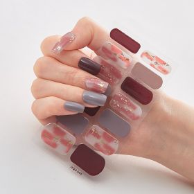 Bronzing Laser Nail Polish Film Fashion Nail Stickers (Option: Envelope Bag Packaging-DQ3 045)