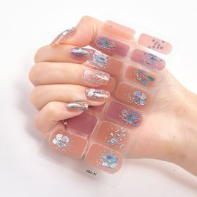 Laser Bronzing Craft Nail Applique Nail Sticker (Option: Seal-026)