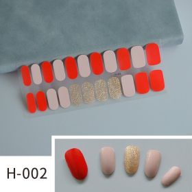 Simple Ins Style Pure Color Nail Sticker (Option: H002-Nail Sticker)