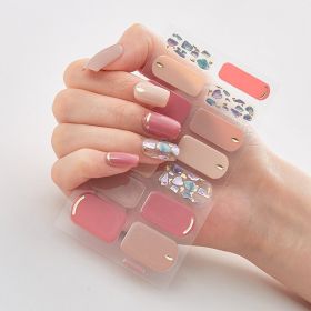 Laser Nail Polish Film Fashion Nail Stickers (Option: Envelope Bag Packaging-DQ3 061)
