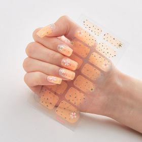 Bronzing Laser Nail Polish Film Fashion Nail Stickers (Option: Envelope Bag Packaging-DQ3 070)