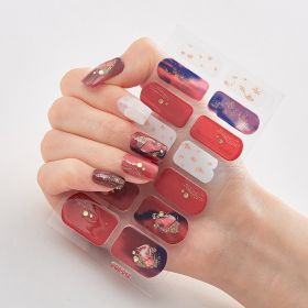 Bronzing Laser Nail Polish Film Fashion Nail Stickers (Option: Envelope Bag Packaging-DQ3 042)