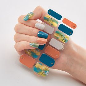 Bronzing Laser Nail Polish Film Fashion Nail Stickers (Option: Envelope Bag Packaging-DQ3 052)