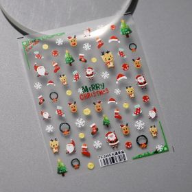 5D Thin Tough Three-dimensional Nail Stickers Adhesive Nail Sticker Ornament (Option: TS3268)