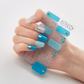 Laser Nail Polish Film Fashion Nail Stickers (Option: Envelope Bag Packaging-DQ3 058)