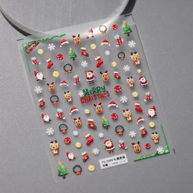 5D Thin Tough Three-dimensional Nail Stickers Adhesive Nail Sticker Ornament (Option: TS3269)