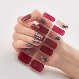 3d Laser Bronzing Craft Nail Applique Nail Sticker (Option: Envelope Bag Packaging-DQ3 016)