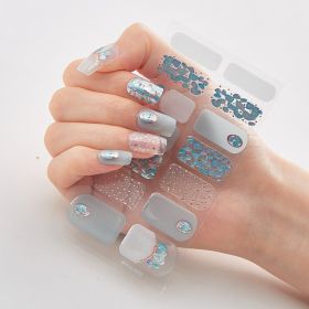 Bronzing Laser Nail Polish Film Fashion Nail Stickers (Option: Envelope Bag Packaging-DQ3 049)