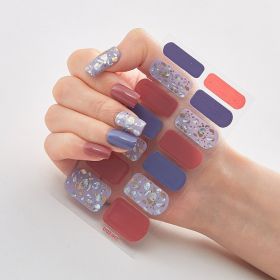 Bronzing Laser Nail Polish Film Fashion Nail Stickers (Option: Envelope Bag Packaging-DQ3 047)