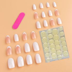 White French Wear Armor Long Almond (Option: YY AW29 Jelly Glue Rub)