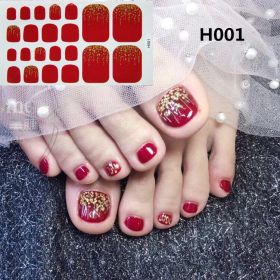 Toenail Sticker Mask Craft Summer (Option: H001)