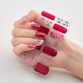 Laser Nail Polish Film Fashion Nail Stickers (Option: Envelope Bag Packaging-DQ3 069)