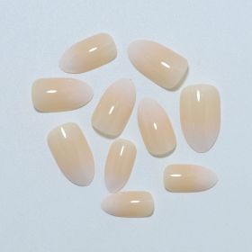 Gradient Almond Wear Armor (Option: Orange Gradient-Bare Strip 24 Pieces)